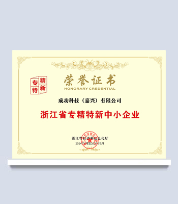 浙江省專精特新中小企業